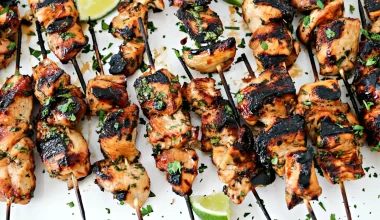 What to Serve With Chicken Skewers