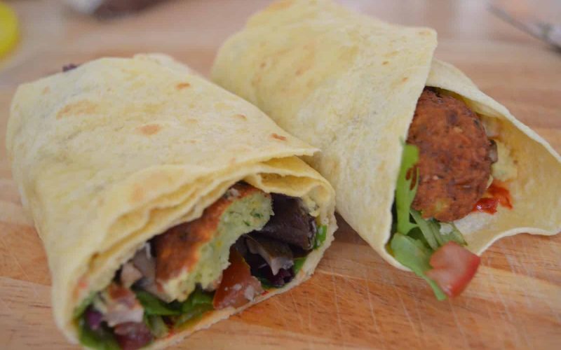 What to Serve With Falafel Wraps