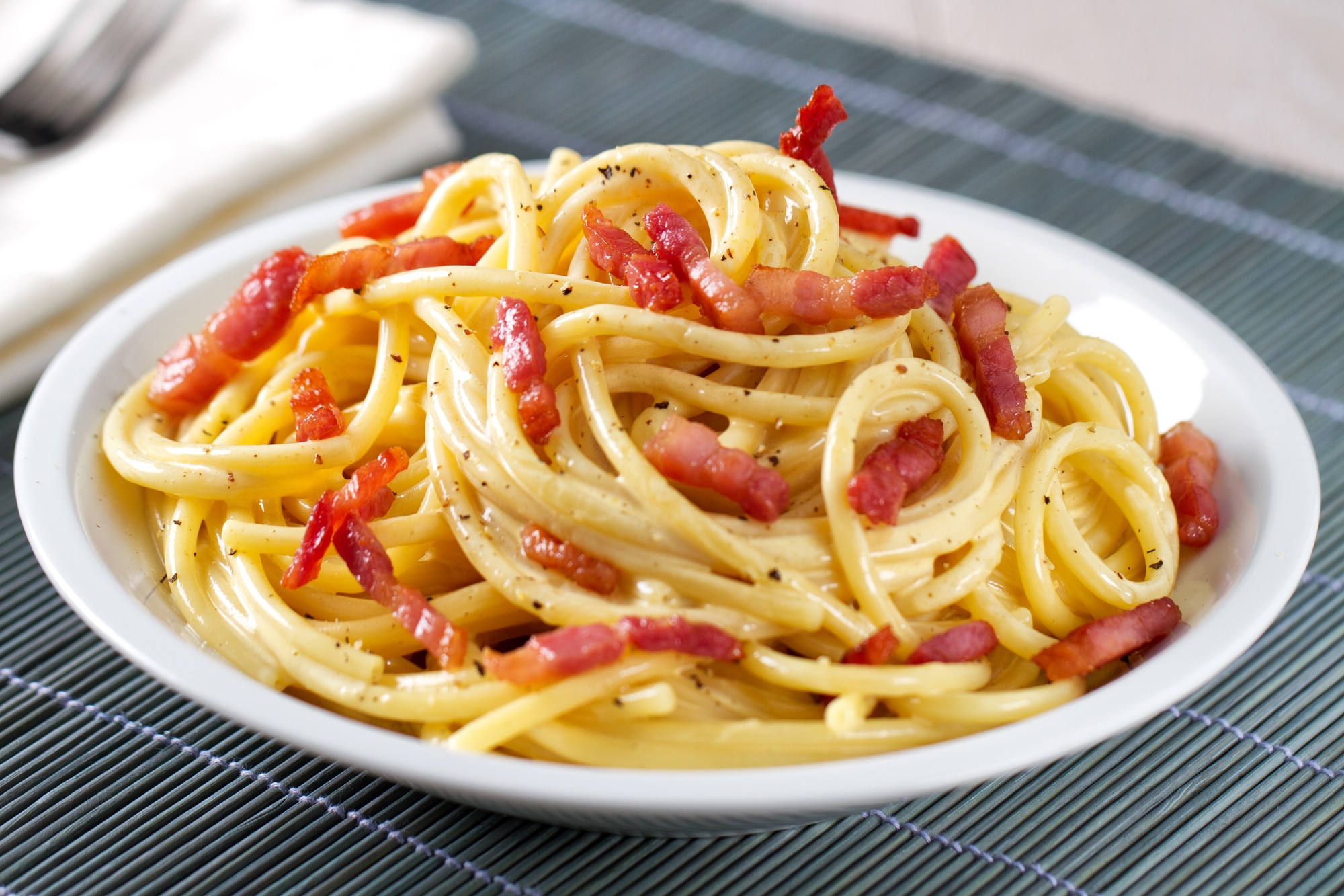 Carbonara Sauce - different types of pasta sauce