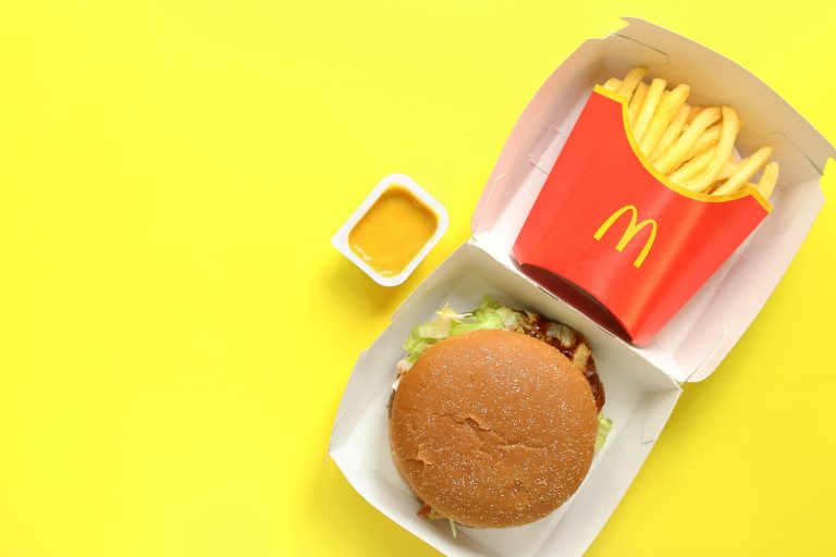 how many calories are in McDonald's medium fries