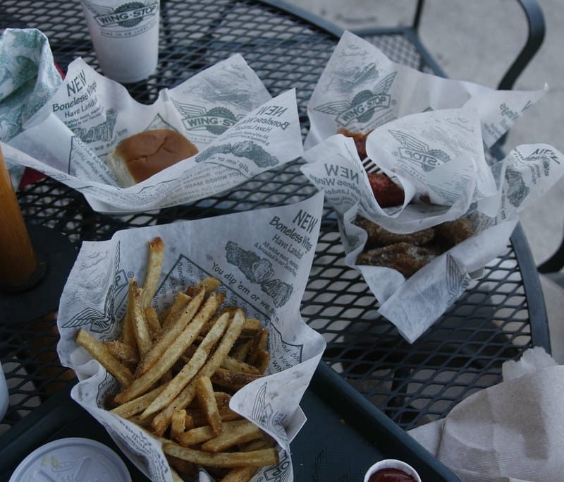 how many calories in wingstop fries