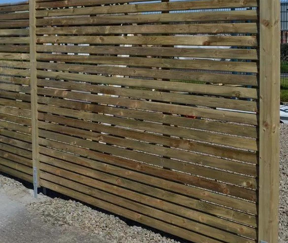 louvered fence