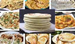 different types of naan bread