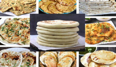 different types of naan bread