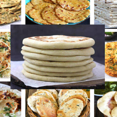 different types of naan bread