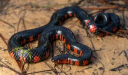 Red and Black Snakes in Mississippi