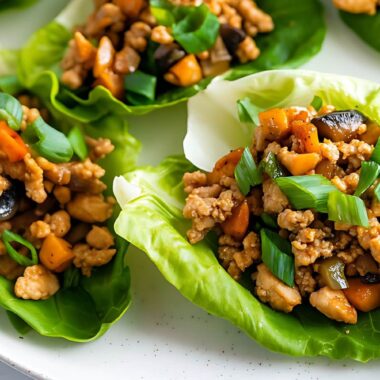 ingredients for lettuce wraps