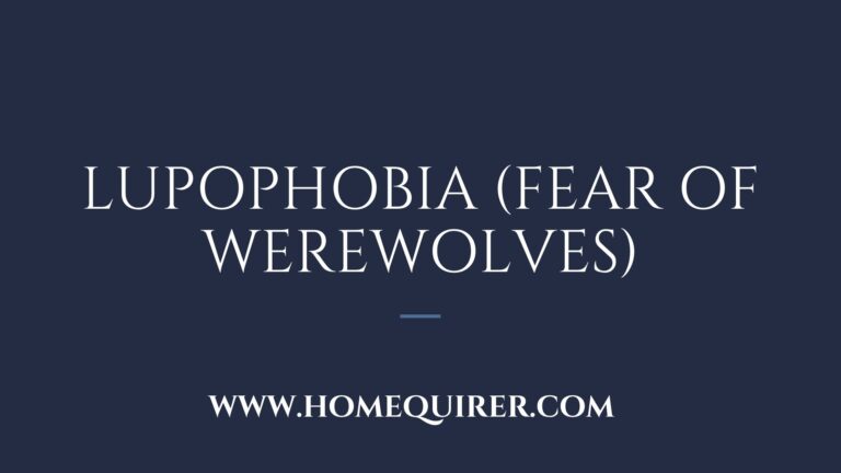 Lupophobia fear of werewolves