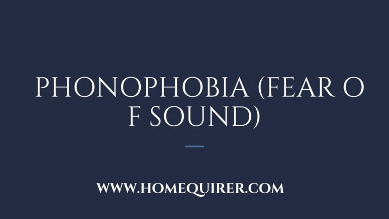 Phonophobia fear of sound