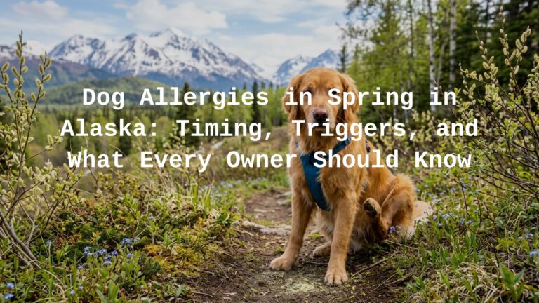 Dog allergies in spring in Alaska