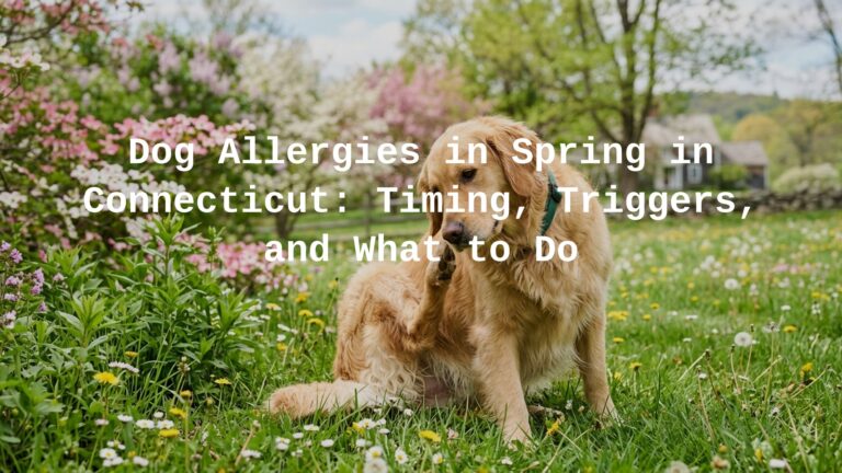 Dog allergies in spring in Connecticut