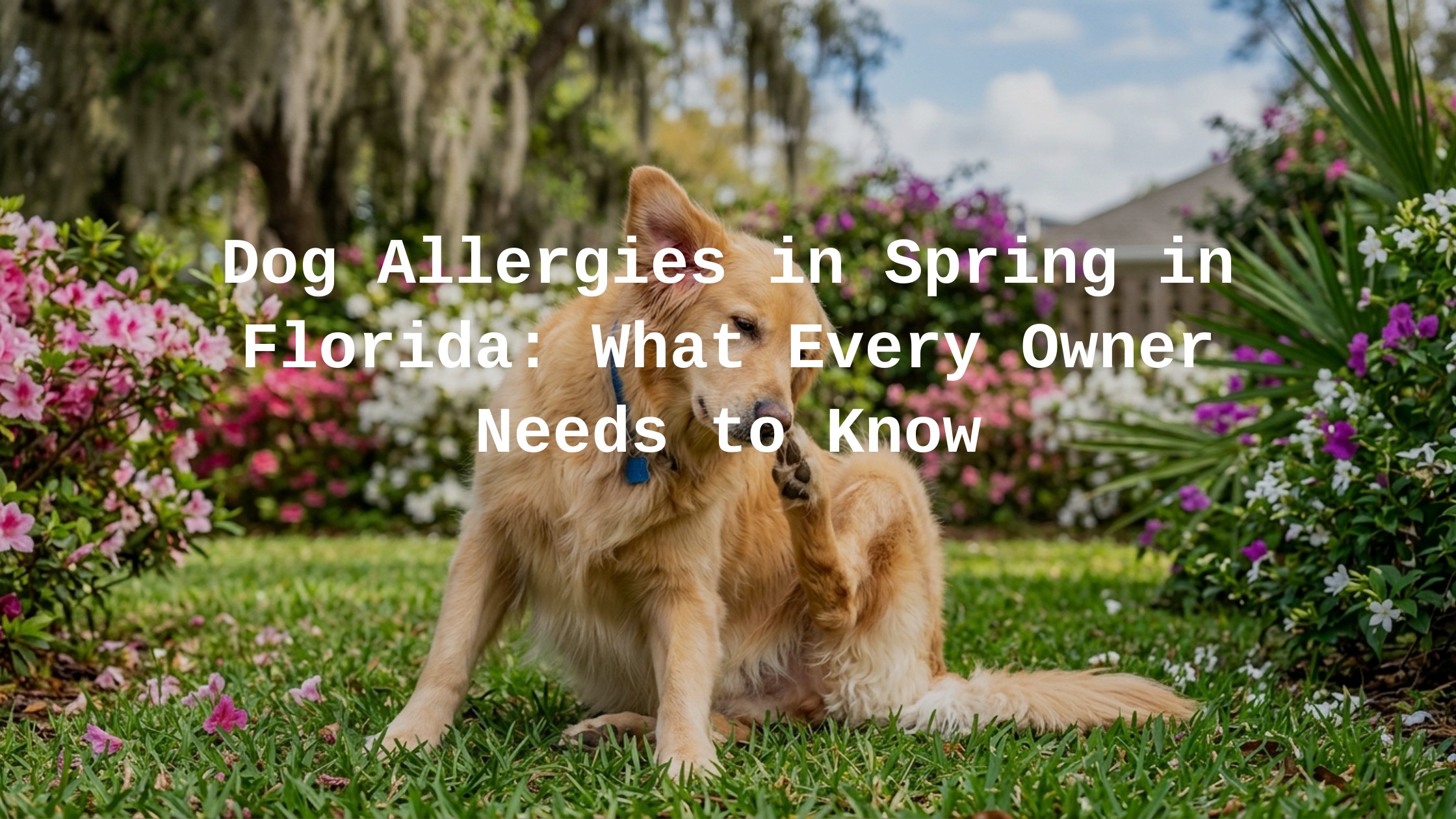 Dog allergies in spring in Florida