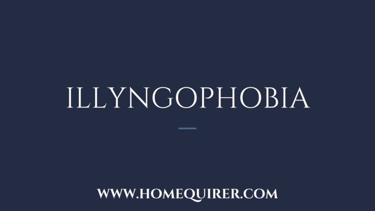 illyngophobia