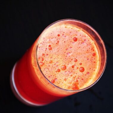 Ingredients for a Carrot Smoothie