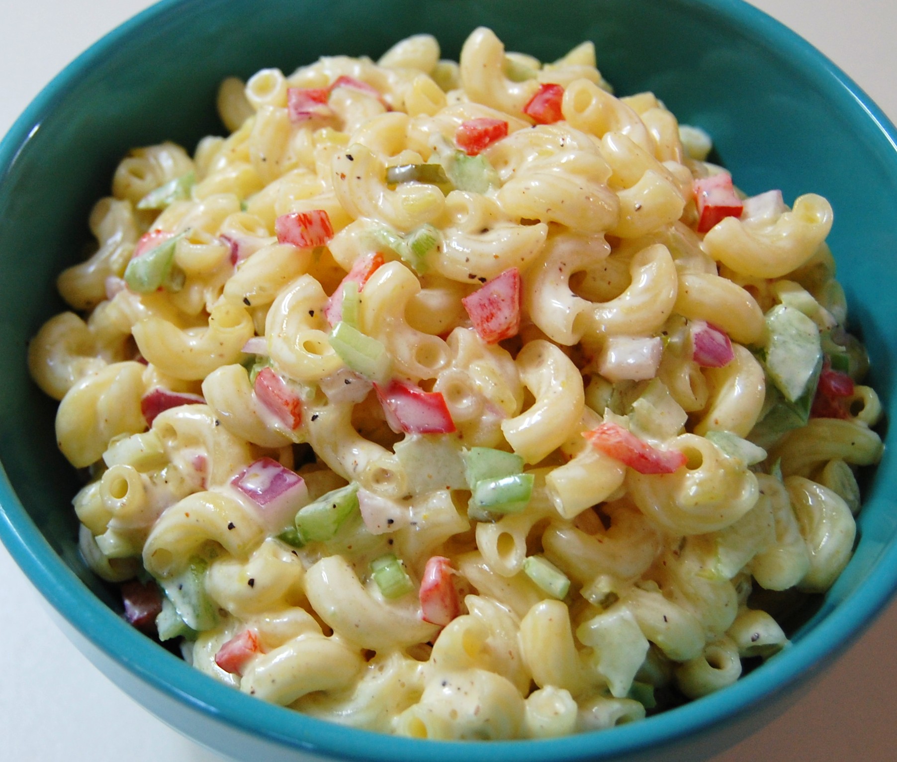 ingredients for macaroni salad