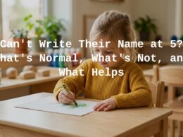 Is It Normal for a 5-Year-Old to Not Be Able to Write Their Name?