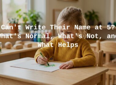 Is It Normal for a 5-Year-Old to Not Be Able to Write Their Name?