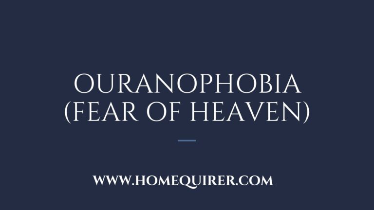 ouranophobia fear of heaven