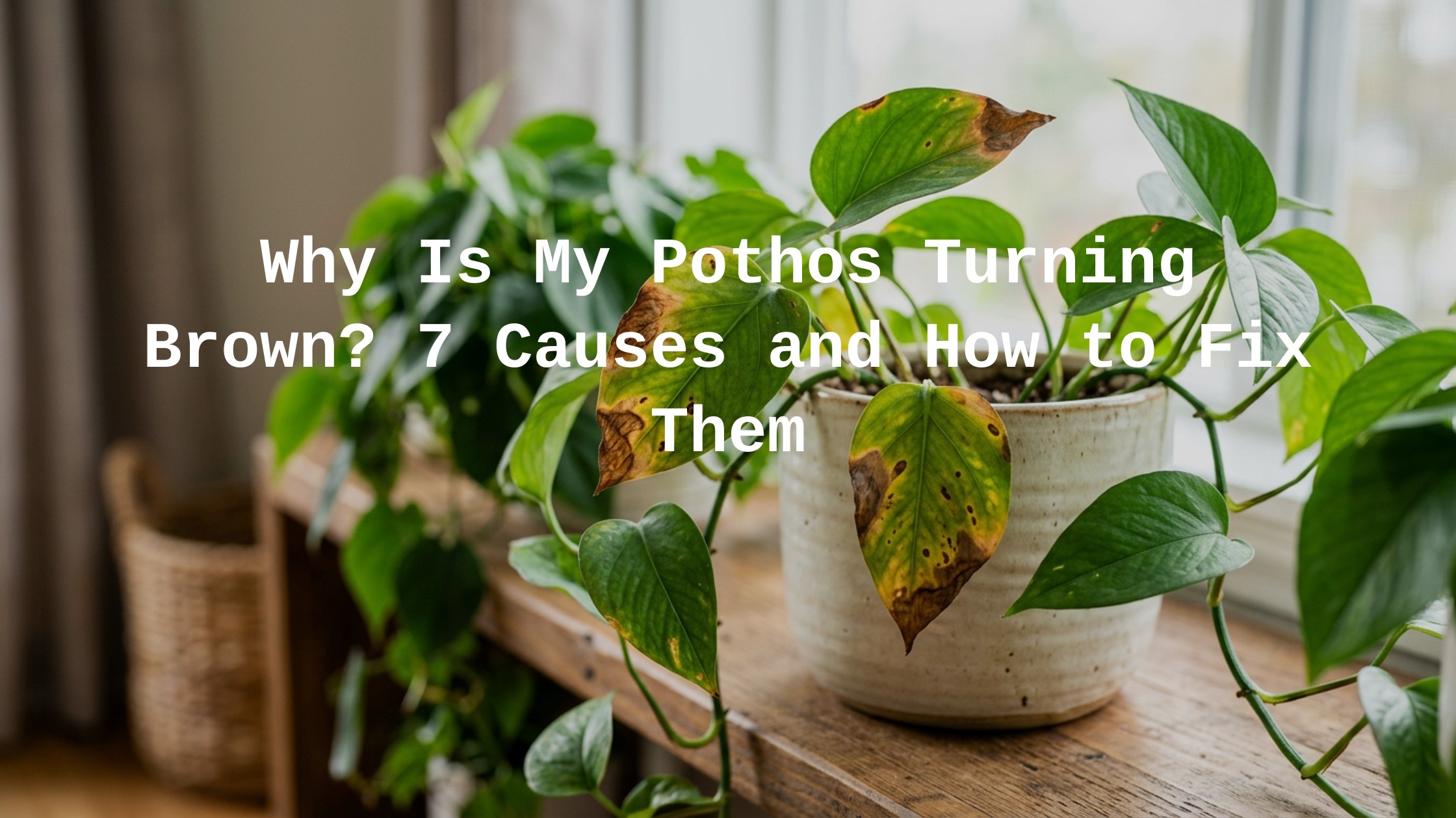 Why Is My Pothos Turning Brown?