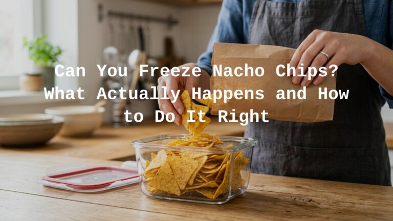 can you freeze nacho chips