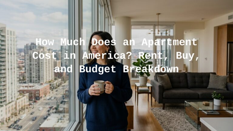 how much does an apartment cost in america