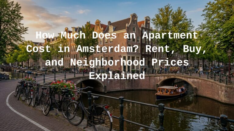 how much does an apartment cost in amsterdam