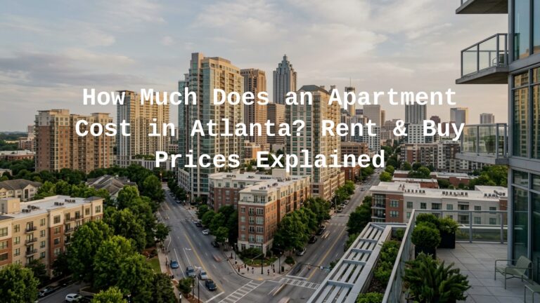 how much does an apartment cost in atlanta