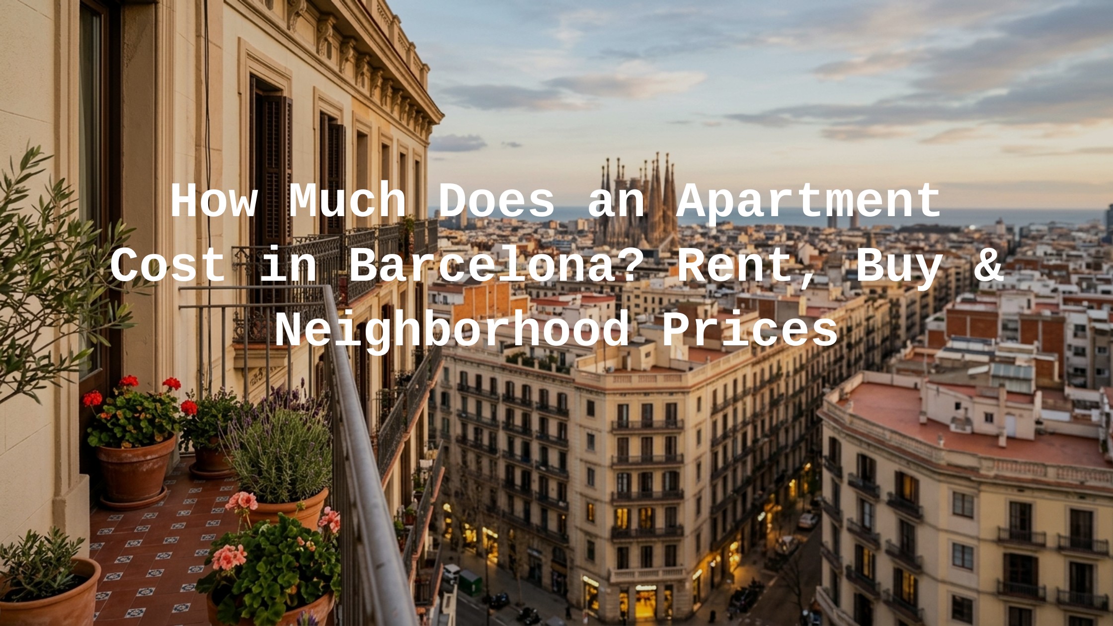 how much does an apartment cost in barcelona