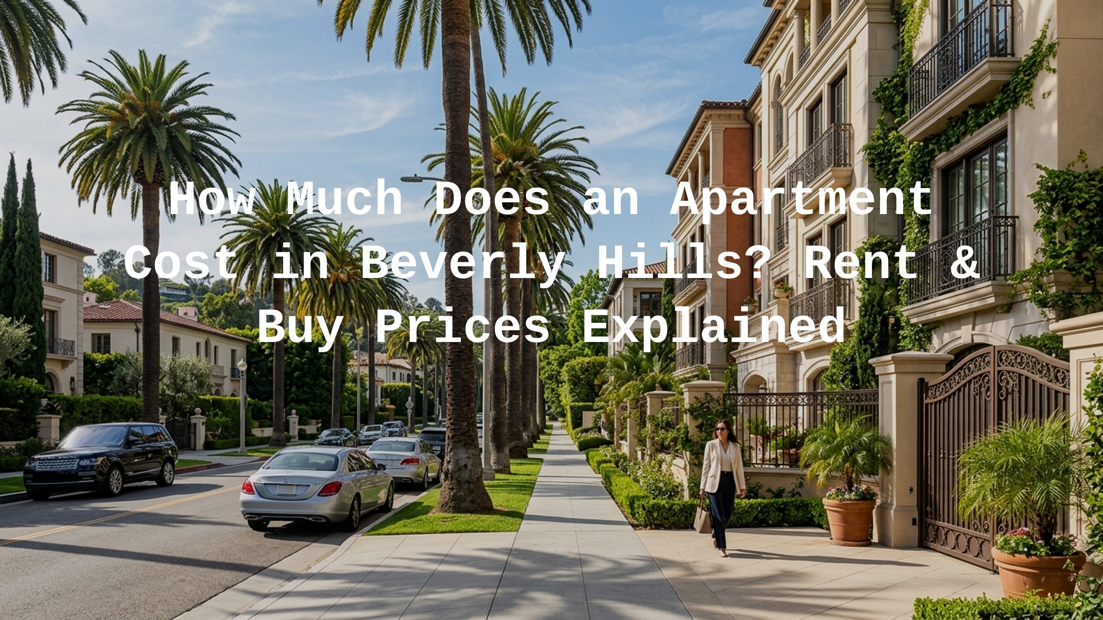 how much does an apartment cost in beverly hills