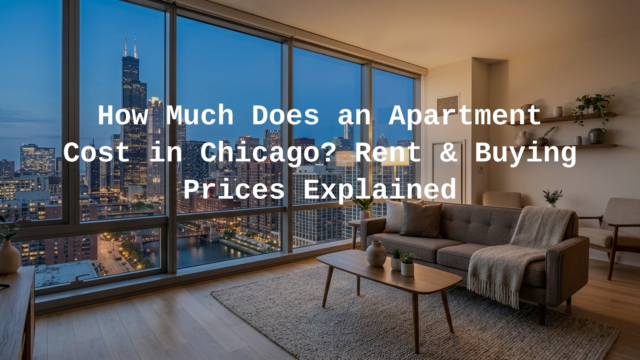 how much does an apartment cost in chicago