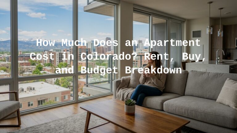 how much does an apartment cost in colorado
