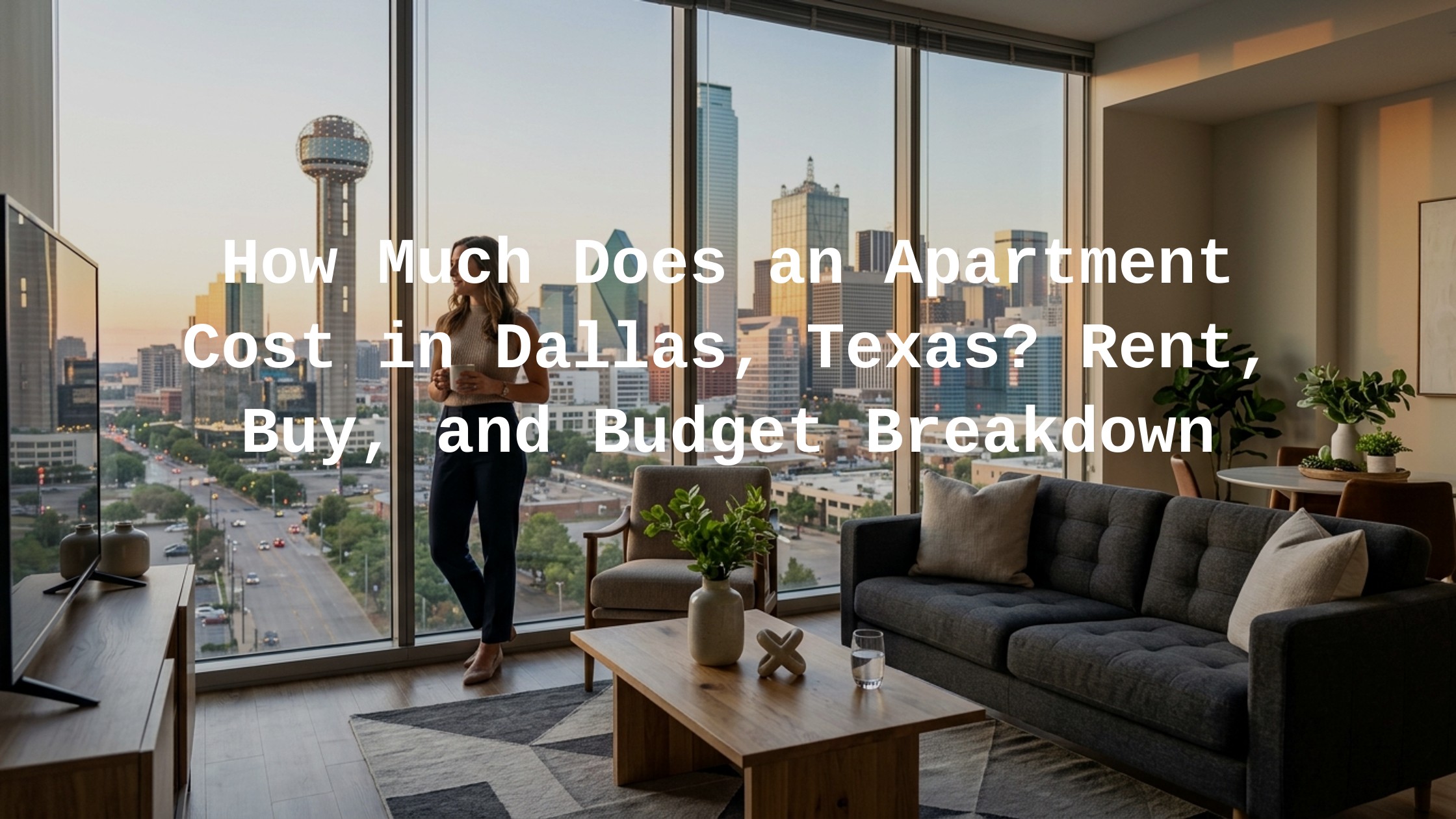 how much does an apartment cost in dallas texas
