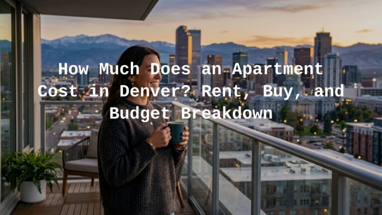 how much does an apartment cost in denver