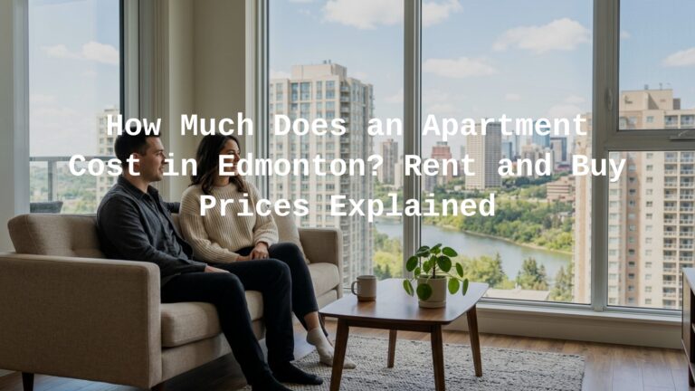 how much does an apartment cost in edmonton