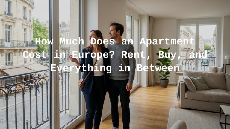 how much does an apartment cost in europe