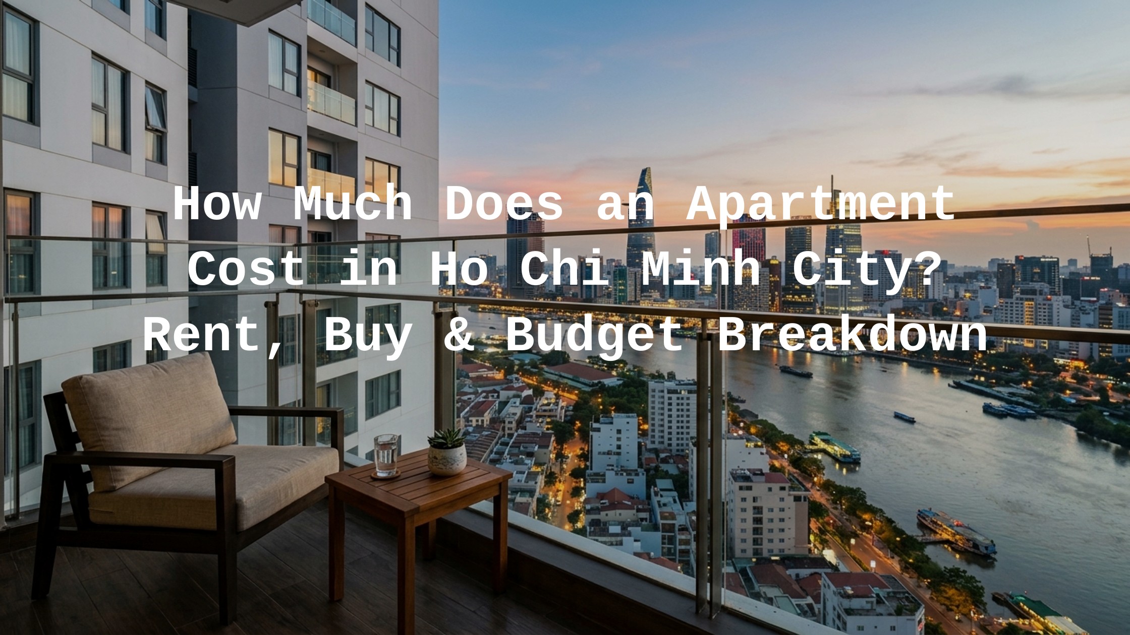 how much does an apartment cost in ho chi minh