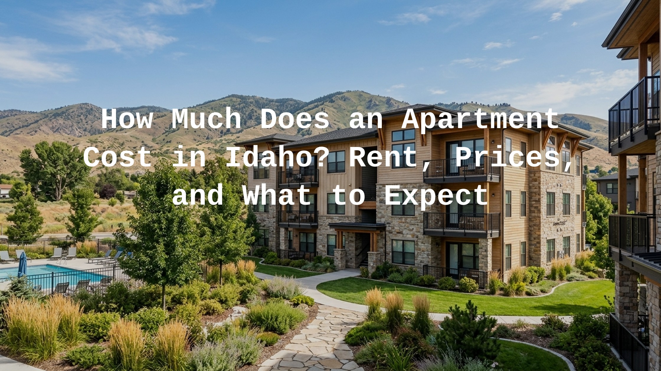 how much does an apartment cost in idaho