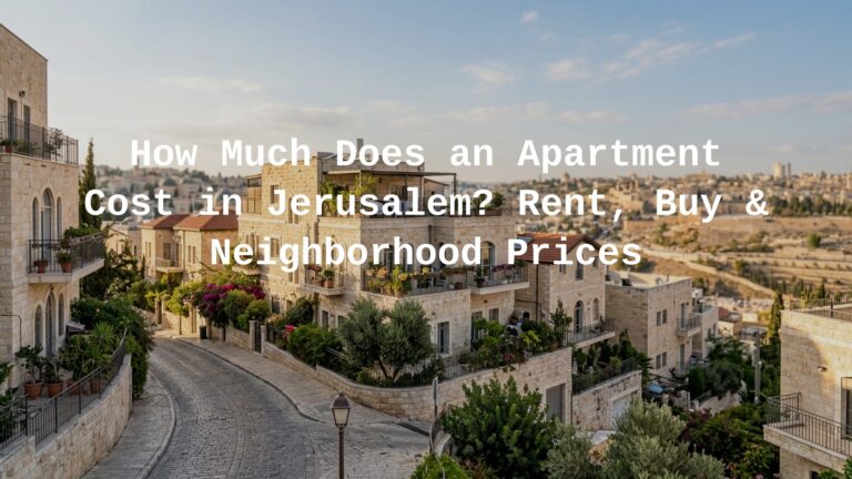 how much does an apartment cost in jerusalem