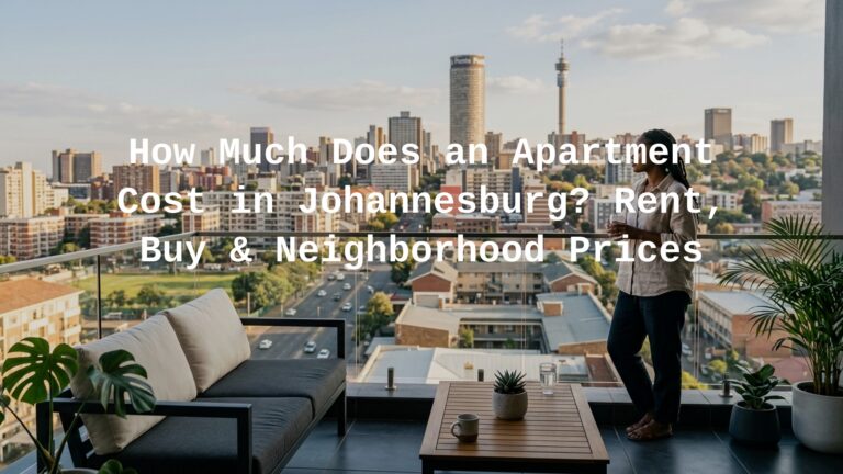 how much does an apartment cost in johannesburg