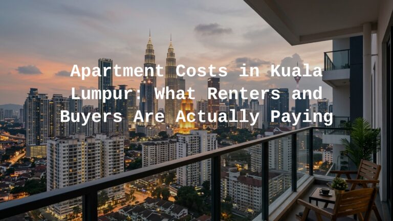 how much does an apartment cost in kuala lumpur