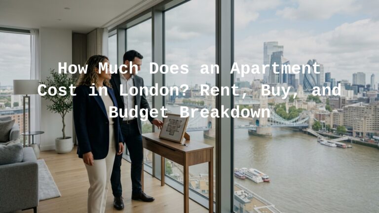 how much does an apartment cost in london