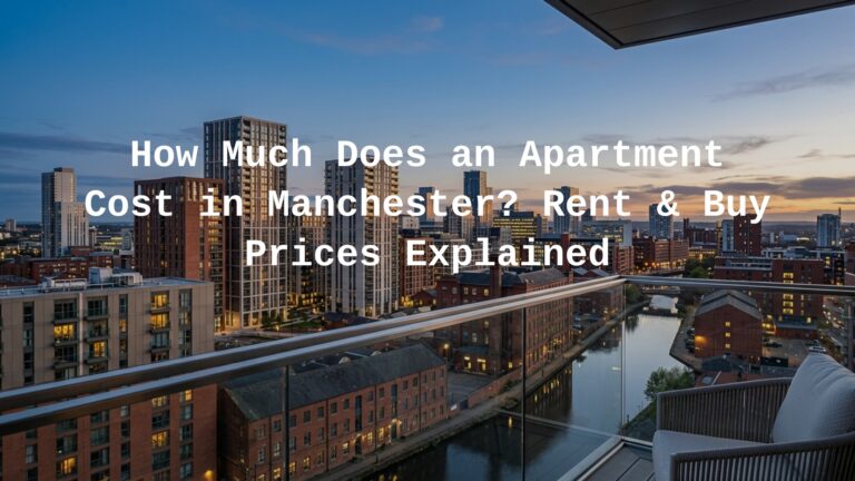 how much does an apartment cost in manchester
