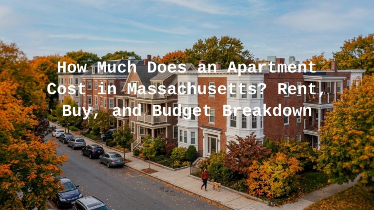 how much does an apartment cost in massachusetts