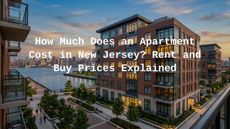 how much does an apartment cost in new jersey