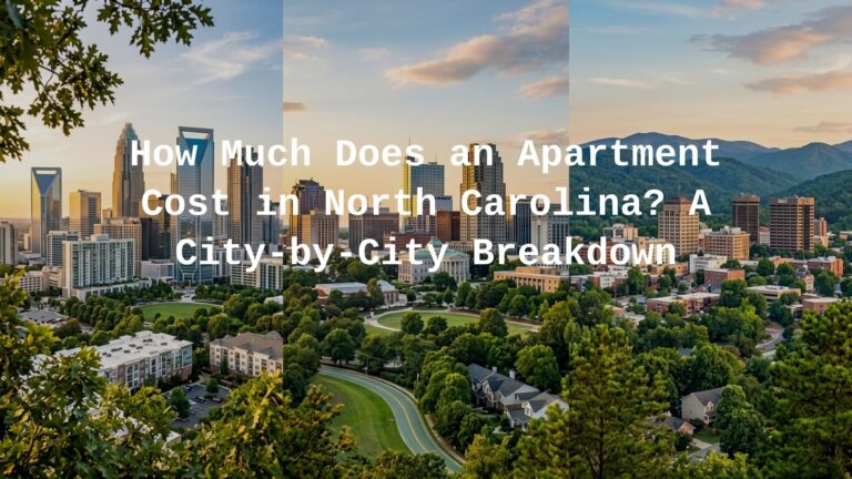 how much does an apartment cost in north carolina