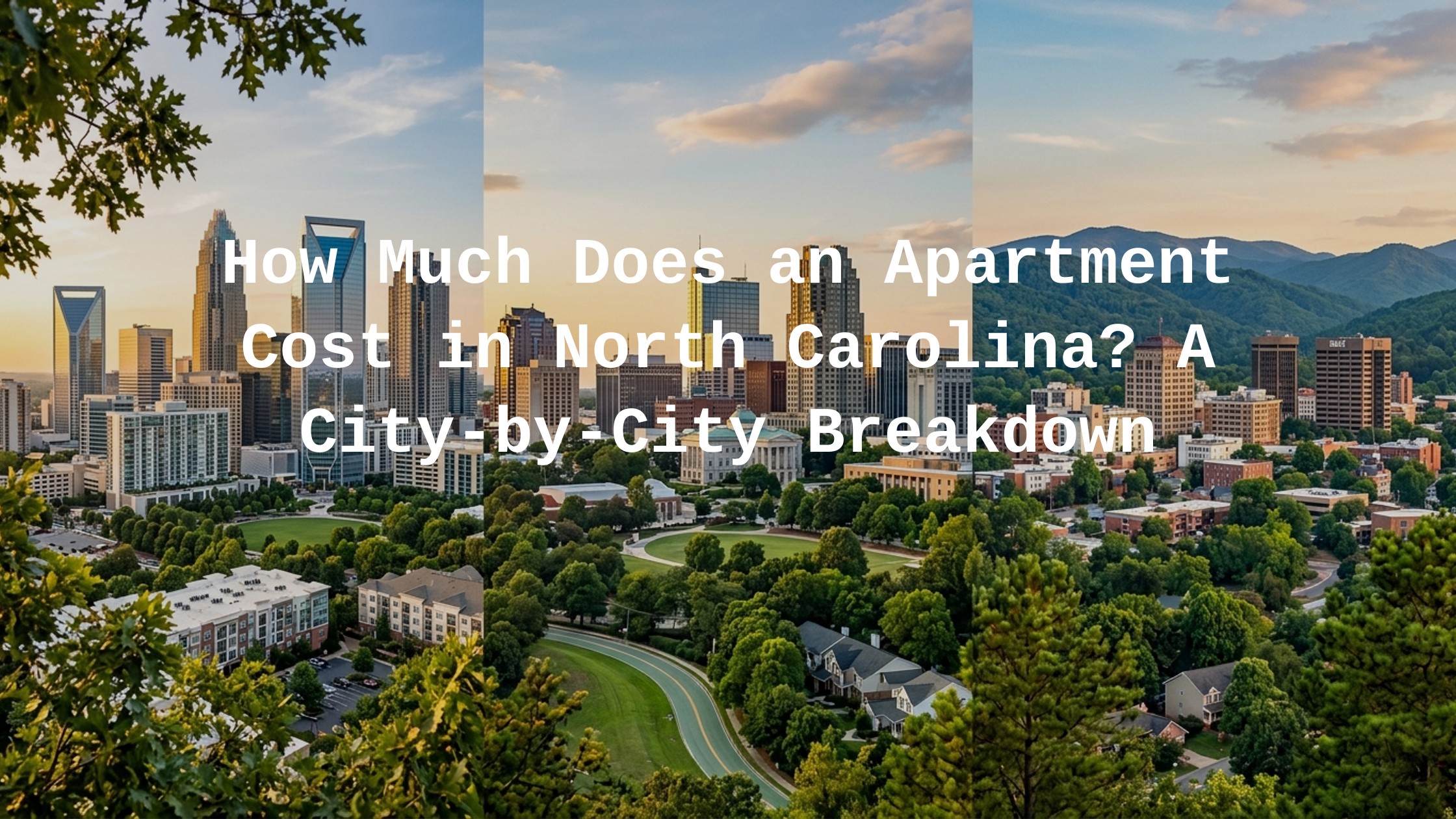 how much does an apartment cost in north carolina