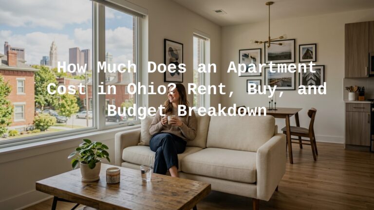 how much does an apartment cost in ohio