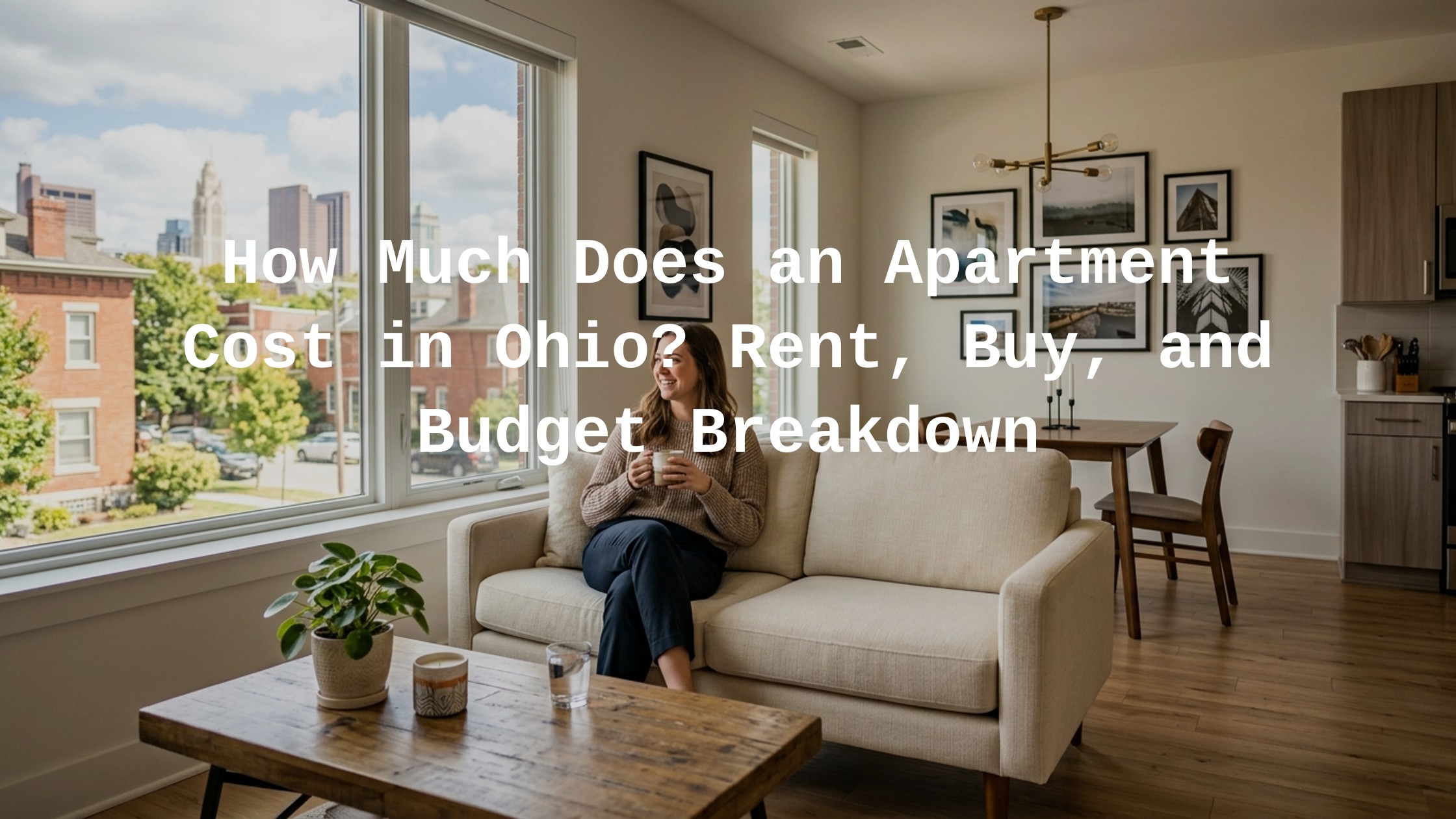 how much does an apartment cost in ohio