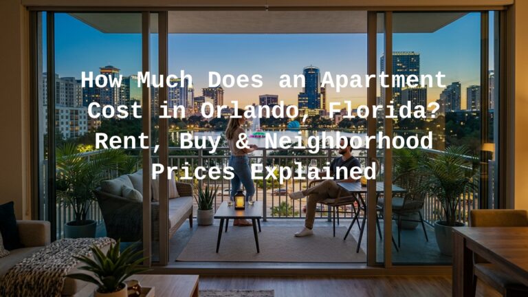 how much does an apartment cost in orlando florida