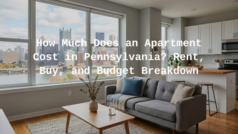 how much does an apartment cost in pennsylvania